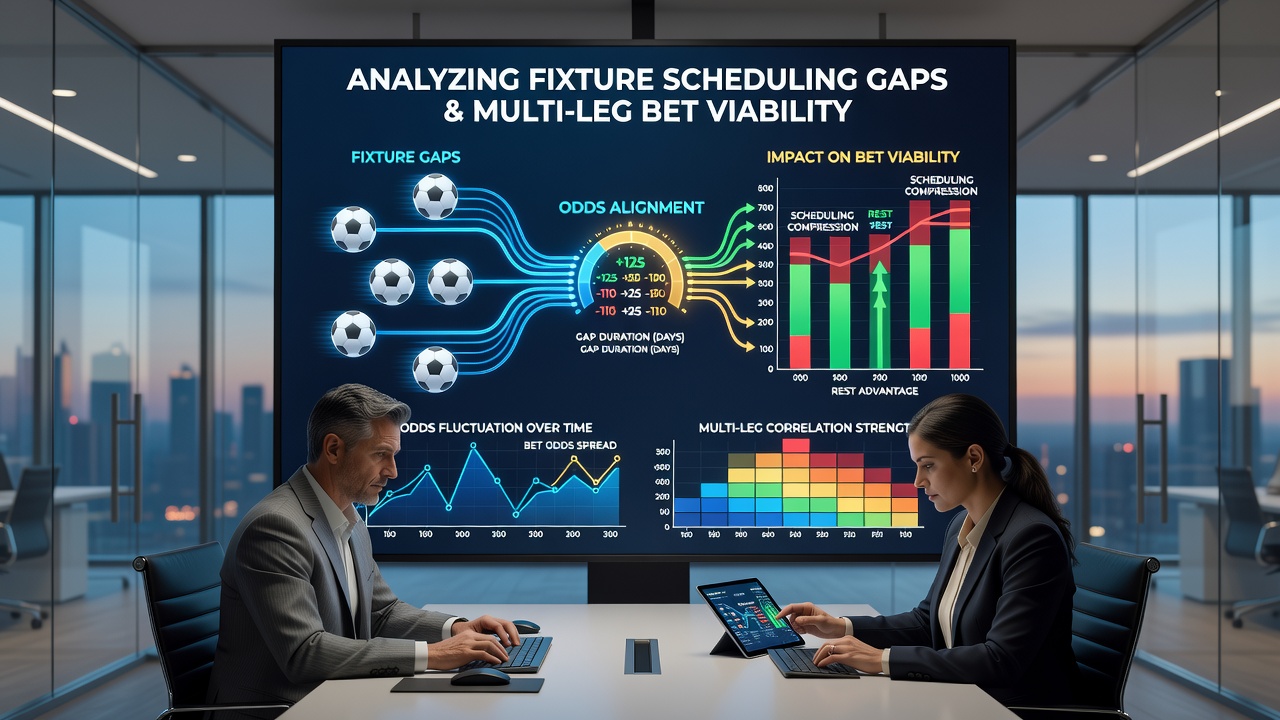 Graph illustrating odds compression and drift during fixture congestion periods in July 2026