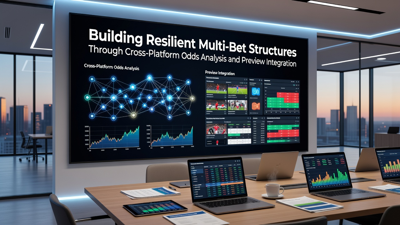 Integrated preview dashboard showing tactical analysis merged with aggregated odds feeds for multi-bet planning
