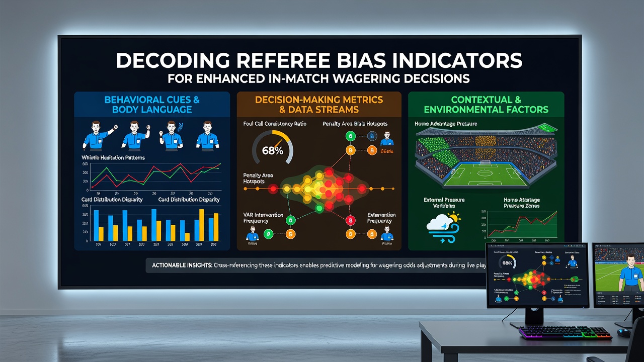 Live betting interface displaying referee statistics and card trends during an ongoing match