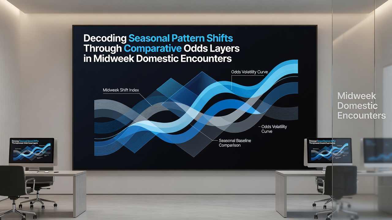 Comparative chart showing odds layer movements in midweek encounters over multiple seasons