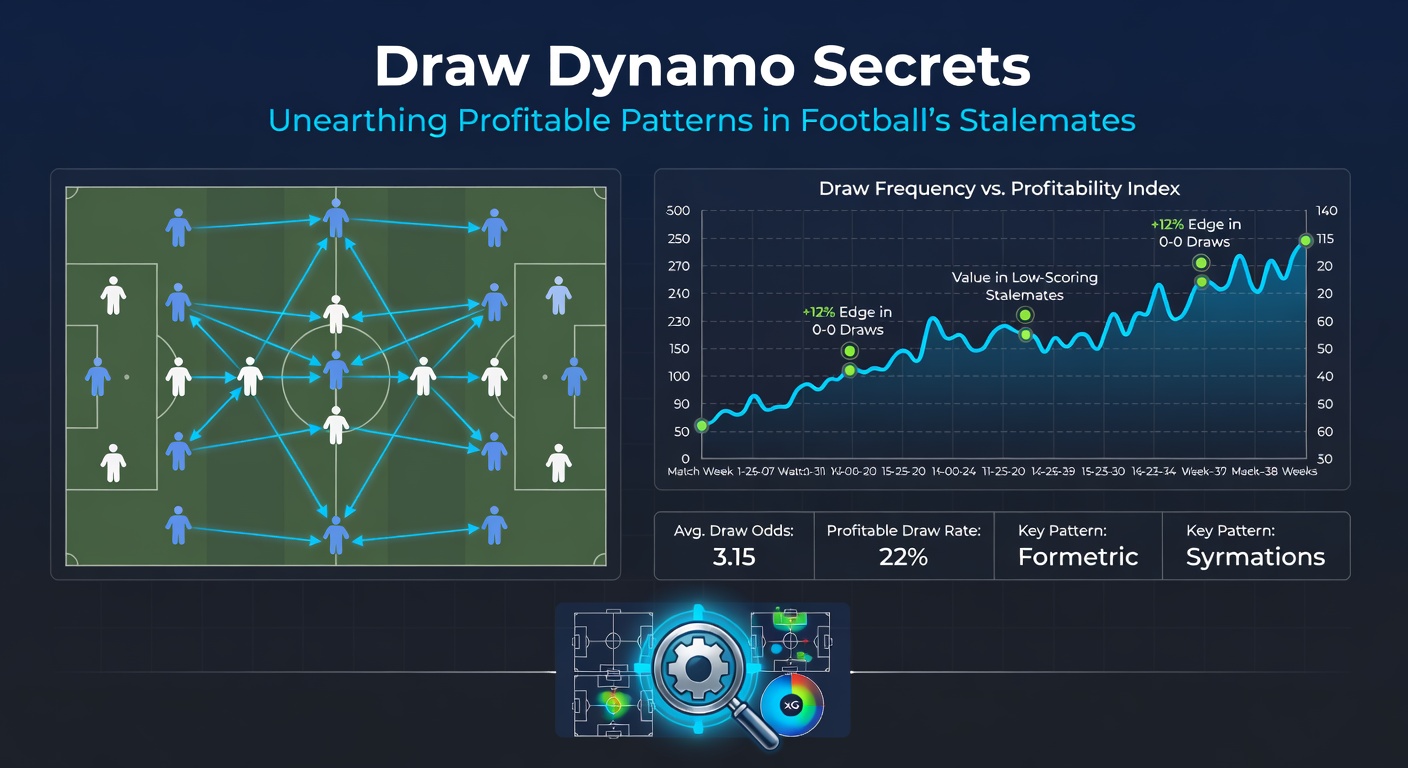 Data visualization chart showing draw percentages across European football leagues, with bars highlighting top stalemate-prone competitions