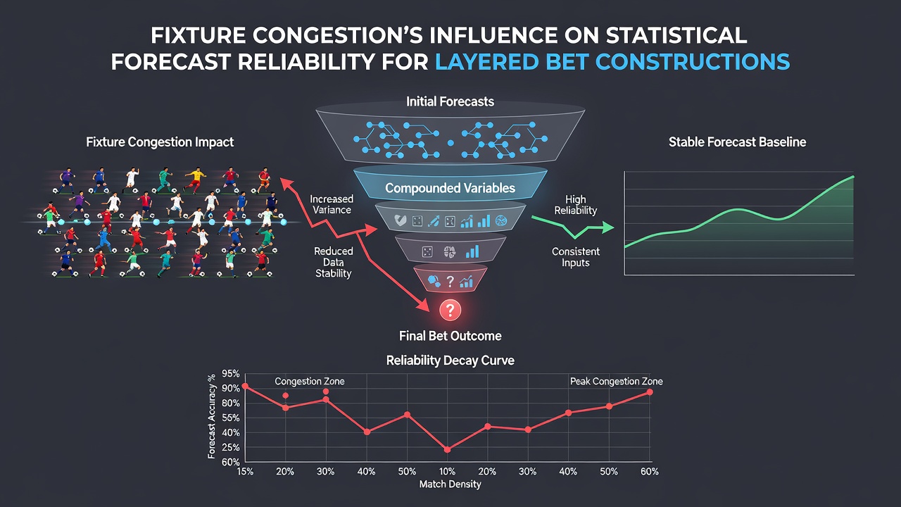 Data charts showing variance spikes in football statistics during congested periods