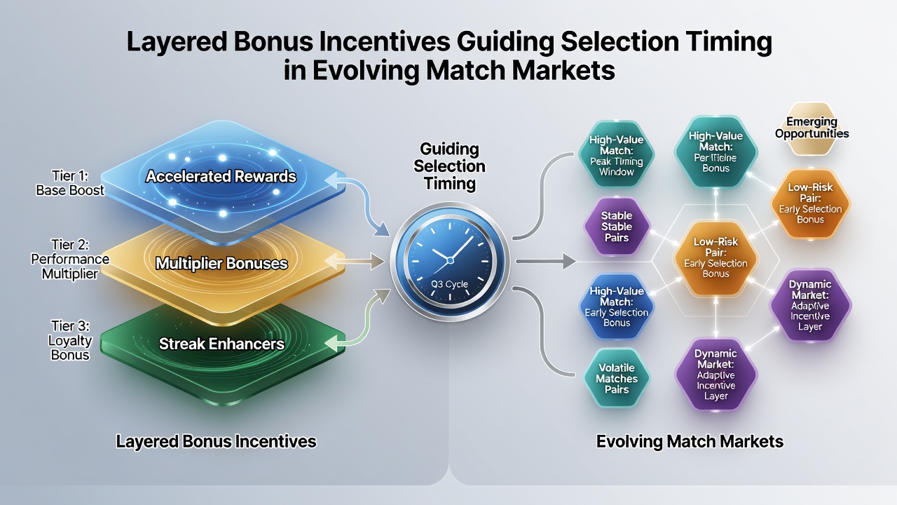 Chart displaying selection timing spikes aligned with bonus layer activations in competitive match environments